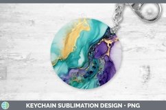 GorgeousMarble Gold Keychain design.