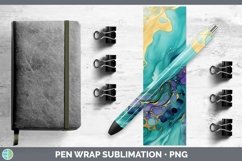 GorgeousMarble Gold Pen Wrap design.