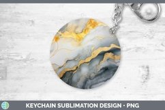 GorgeousMarble Gold Keychain design.