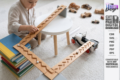 Wooden Ball Run Track Laser Cut Bundle | Kids Laser | CNC Product Image 5