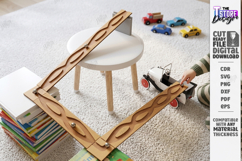 Wooden Ball Run Track Laser Cut Bundle | Kids Laser | CNC Product Image 8