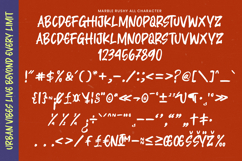 Marble Rushy - Allcaps Brush Typeface Product Image 13