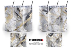 Marble Stone Texture Tumbler Sublimation Wrap Product Image 2