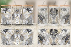 Marble Stone Texture Glass Can Wraps Product Image 3