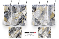 Marble Stone Texture Tumbler Sublimation Wrap Product Image 4
