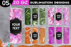 Marble sublimation designs for tumbler
