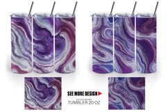 Marble Texture Background | Tumbler Sublimation Wrap Product Image 2