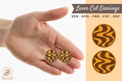 Marble Texture Laser Cut Earrings SVG 3 Product Image 1