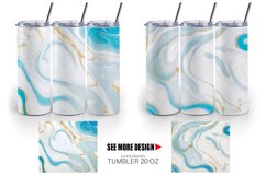 Marble White Ceramic Arts | Tumbler Sublimation Wrap Product Image 3