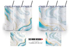 Marble White Ceramic Arts | Tumbler Sublimation Wrap Product Image 4