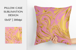 Pink marble texture Pillow Case Sublimation Design PNG 004 Product Image 1