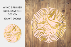 Pink Marble Texture Wind Spinner Sublimation Design PNG 006 Product Image 1