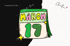 Retro St Patrick's Day Clipart | St Patrick PNG Product Image 2