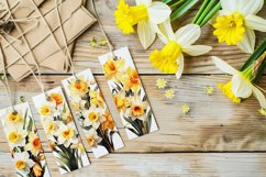 Floral Bookmark, March Bookmark, Daffodil Bookmarks, s1 Product Image 2