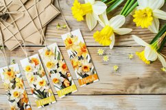 Floral Bookmark, March Bookmark, Daffodil Bookmarks, s2 Product Image 2