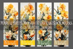 Floral Bookmark, March Bookmark, Jonquil Bookmarks, s2 Product Image 1