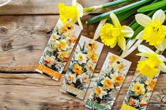 Floral Bookmark, March Bookmark, Jonquil Bookmarks, s2 Product Image 2