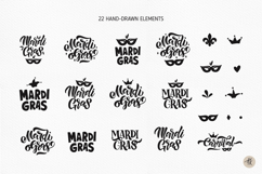 Mardi Gras SVG Bundle, Fat Tuesday PNG, Fleur de lis Clipart Product Image 3