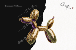 Faux Latch Hook Mardi Gras Clipart | Mardi Gras PNG Product Image 2