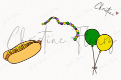 Doodle Mardi Gras Clipart | Mardi Gras PNG Product Image 3
