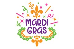 Mardi Gras SVG Cut File Product Image 1