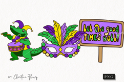 Doodle Mardi Gras Clipart | Mardi Gras PNG Product Image 1