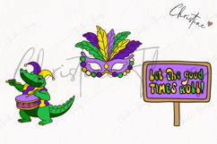 Doodle Mardi Gras Clipart | Mardi Gras PNG Product Image 3