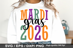 Mardi Gras 2026 - Mardi Gras SVG Design Product Image 1