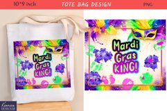 Mardi Gras Mask| Mardi Gras Carnival Tote Bag Design Product Image 1