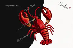 Faux Latch Hook Mardi Gras Clipart | Mardi Gras PNG Product Image 2