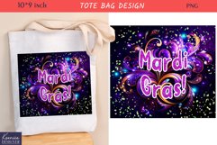 Mardi Gras Mask| Mardi Gras Carnival Tote Bag Design Product Image 1