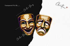 Faux Latch Hook Mardi Gras Clipart | Mardi Gras PNG Product Image 2