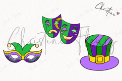 Doodle Mardi Gras Clipart | Mardi Gras PNG Product Image 3