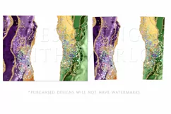 Mardi Gras Tumbler, Agate Marble 20oz Tumbler, Add Your Own Product Image 2