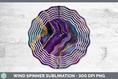 GorgeousMardi Gras Wind Spinner design.