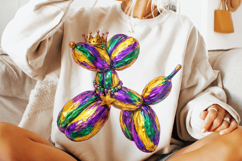 Mardi Gras Balloon Dog PNG, Fat Tuesday PNG, Sublimation PNG Product Image 2