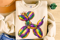 Mardi Gras Balloon Dog PNG, Fat Tuesday PNG, Sublimation PNG Product Image 4