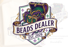 Mardi Gras Beads dealer design