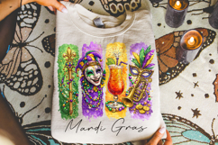 Mardi Gras Brushstroke PNG, Fleur De Lis PNG, King Cake PNG Product Image 4