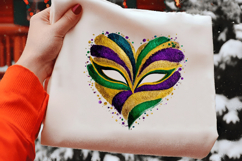 Mardi Gras Coquette Heart Brushstroke Product Image 2