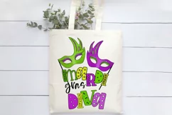 Mardi Gras Diva Sublimation | Mardi Gras Shirt Print Product Image 3