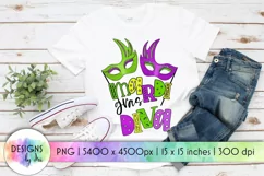 Mardi Gras Diva Sublimation | Mardi Gras Shirt Print Product Image 1