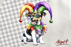 Mardi Gras clipart bundle / Funny dog clipart bundle PNG Product Image 7