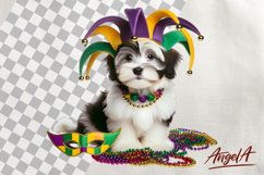 Mardi Gras clipart / funny dog clipart Havanese Product Image 1