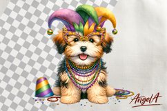 Mardi Gras clipart PNG / funny dog clipart Shih tzu Product Image 1