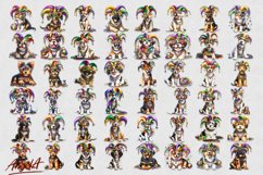 Mardi Gras clipart bundle / Funny dog clipart bundle PNG Product Image 2