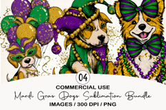 Mardi Gras Dogs Sublimation Product Image 1