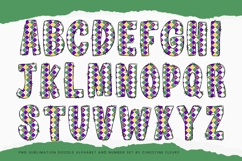Doodle Mardi Gras Alphabet PNG Clipart Product Image 4