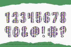 Doodle Mardi Gras Alphabet PNG Clipart Product Image 6