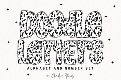 Doodle Dalmatian Alphabet PNG Clipart Product Image 1